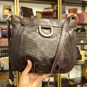 JR9063 Gucci Guccissima Leather Abby Crossbody